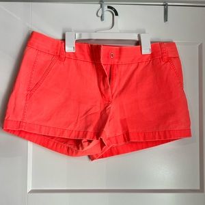 J. Crew Neon Chino Shorts